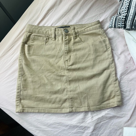 Aeropostale Skirts Aeropostale Khaki Mini Skirt Poshmark